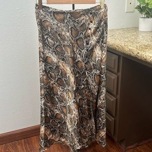 Zara skirt, high side slit